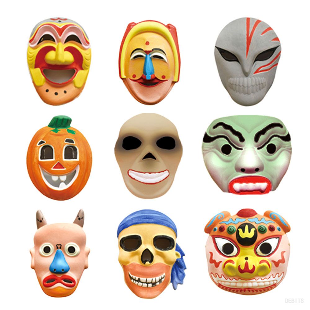 Paper Masks_Hallowmas_Warcraft_MS-0608#-MS-0695#