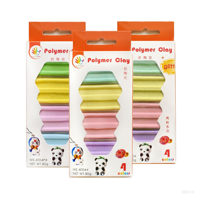 Polymer Clay_MS-4004#MS-4004P#MS-4004G / MS-4006#MS-4006P#MS-4006G(4/6Colors Set)
