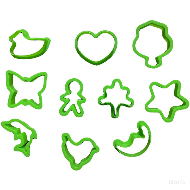 Clay Tool - Shape Cutters ( 10 Pieces)