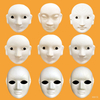 Paper Masks_Human_Shallow Line Mask CaiShen_MS-06101#-MS06120#MS-0201#-MS0228#
