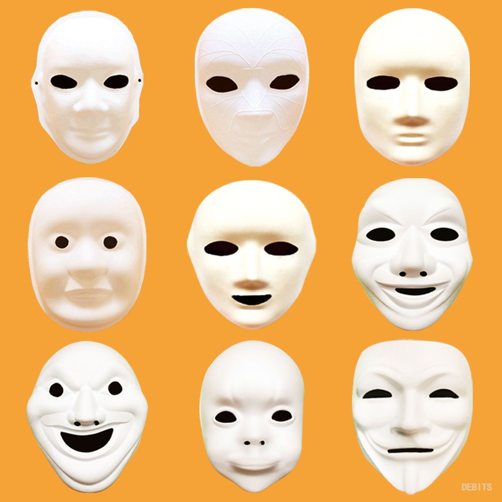 Paper Masks_Human_Smiling Face_MS-0601#-MS-0698#