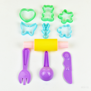 Clay Tool - Shape Cutters with Roller ( 10 Pieces)