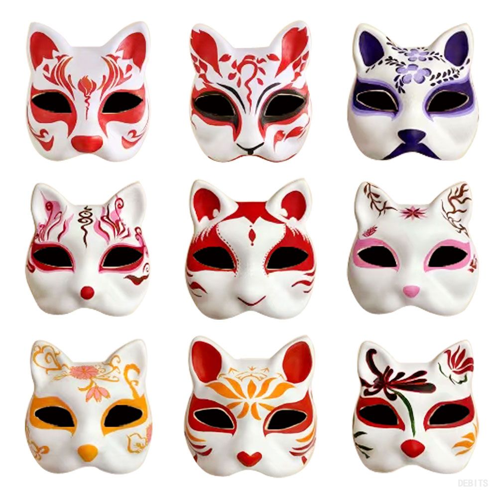 Paper Masks_Human_Shallow Line Mask CaiShen_MS-0101#-MS-0120#
