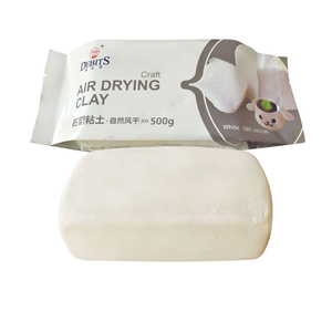 Natural air-dry clay for creative handcraft and modeling