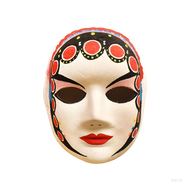 Paper Masks_Human_Smiling Face_MS-0601#-MS-0698#