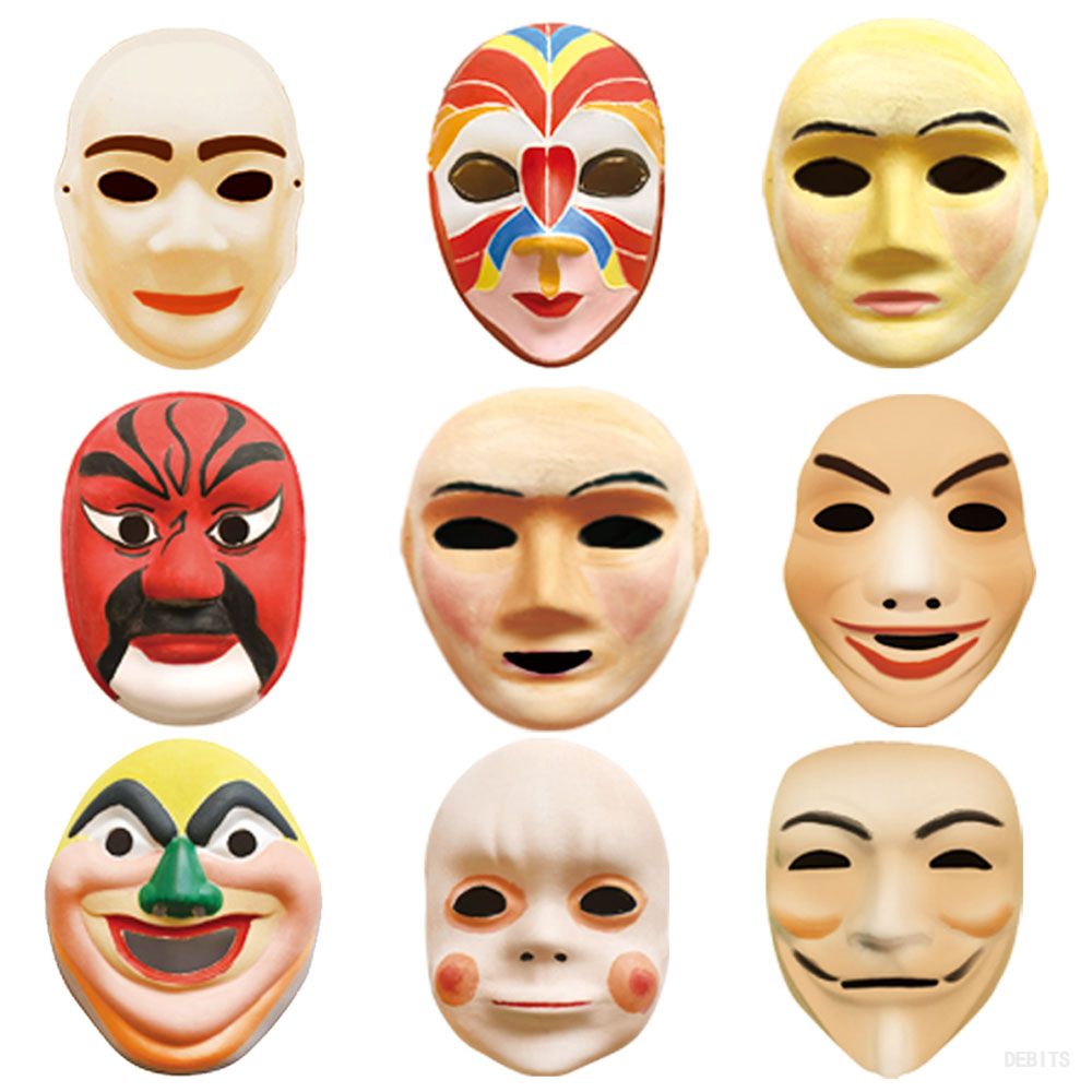 Paper Masks_Human_Smiling Face_MS-0601#-MS-0698#