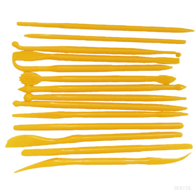 Clay Tool - 14 Pieces Tools ( Plastics )