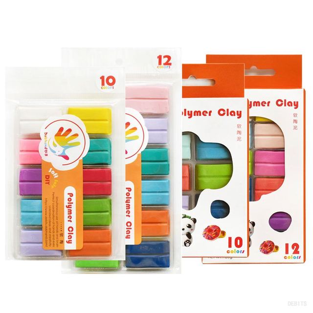 Polymer Clay_MS-4041#MS-4042#MS-4045#MS-4046(10x10g，Bagged)