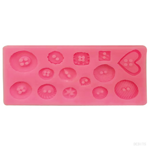 Clay Tool - Shape Button Silicone Mold