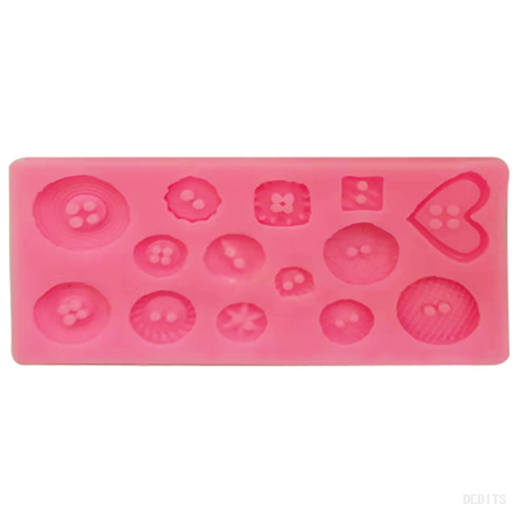 Clay Tool - Shape Button Silicone Mold