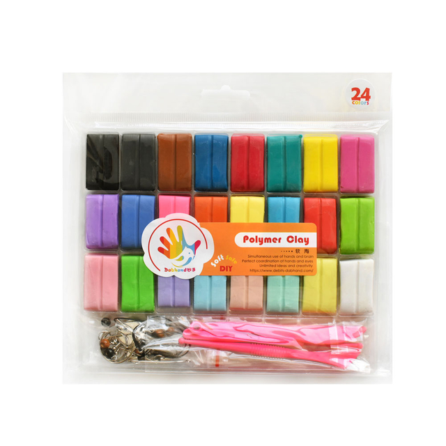 Polymer Clay_MS-4043#MS-4044#MS-4047#MS-4048(24x10g，Bagged)