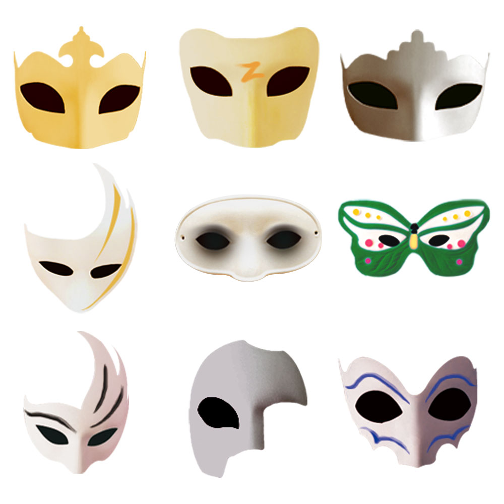 Paper Masks_Half Face_Butterfly_MS-0602#-MS-06114#