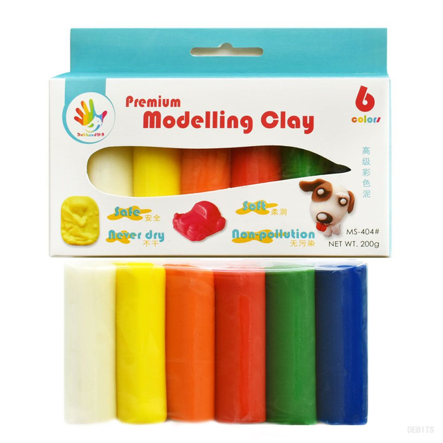 Premium Modelling Clay_MS-404#MS-406#MS-421#MS-441（six colors）