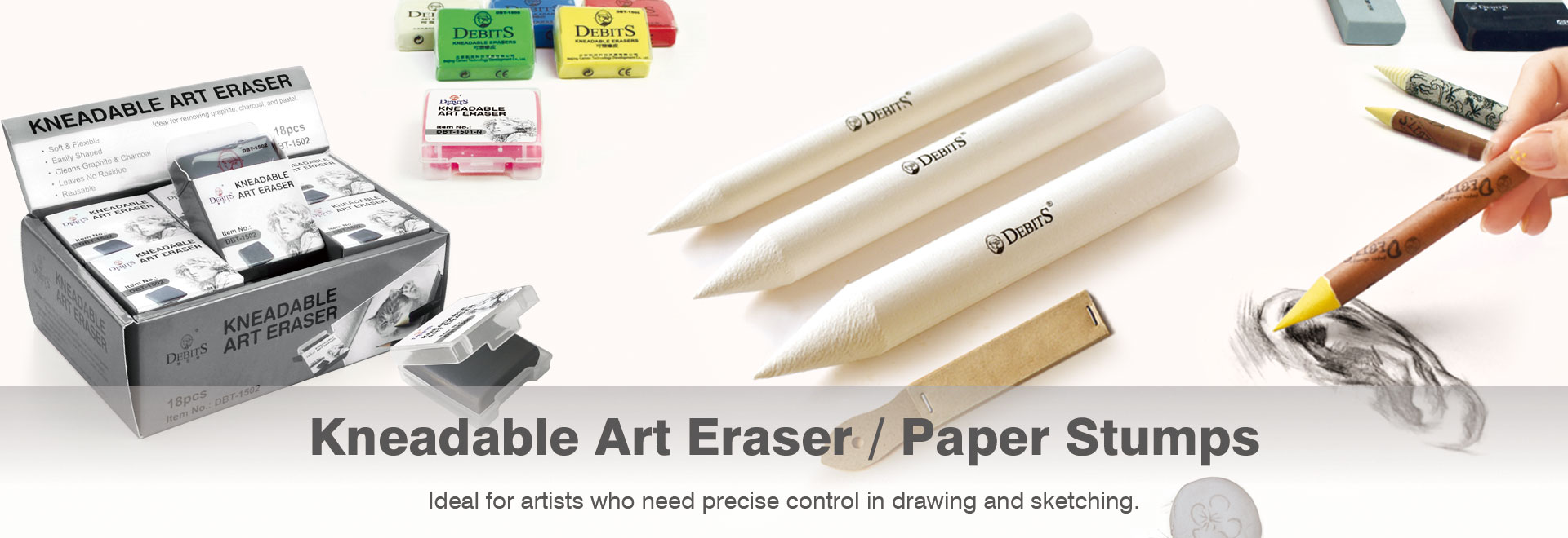 Kneadable-Art-Eraser-Paper-Stumps